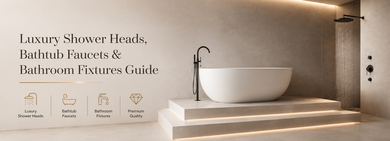 Luxury Shower Heads Bathtub Faucets Guide